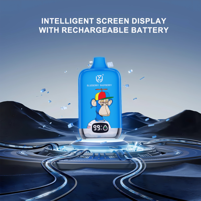 UZY Bang Digital 15000 Puffs 20ml Liquid Capacity 850mAh Rechargeable Battery and 12 Delicious Flavors