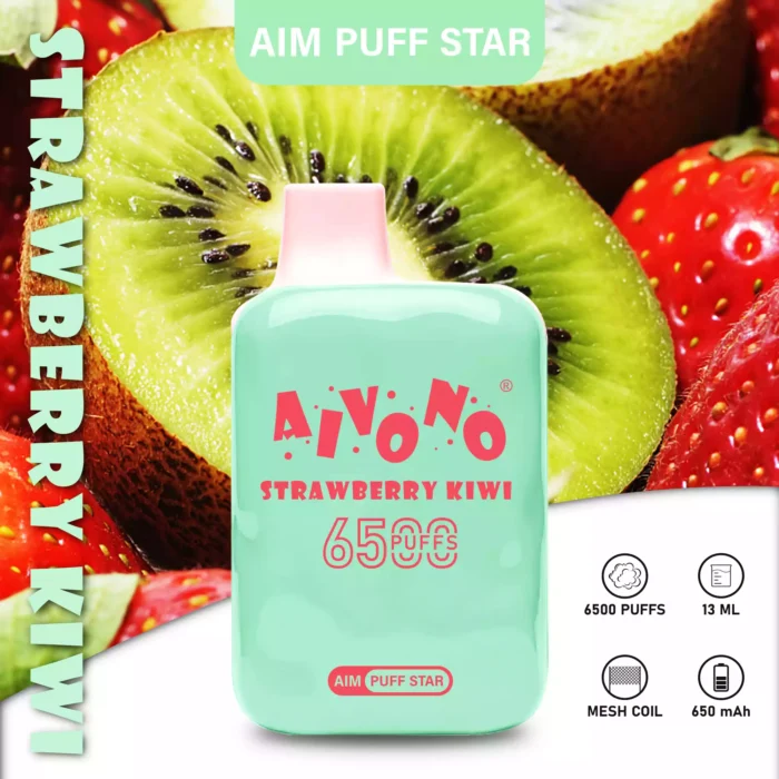 AIVONO Aim Clear 6500 Puffs 13ml E iquid Capacity for Maximum Enjoyment