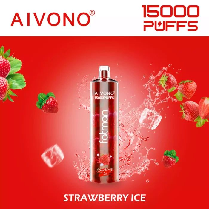 AIVONO Fatman 15000 Puffs Long Lasting Vaping with 24ml E Liquid Capacity