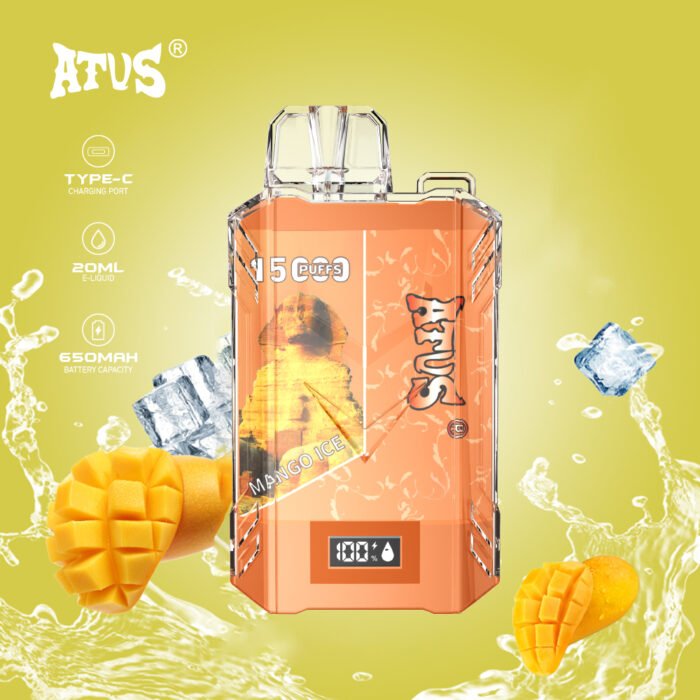 ATVS 15000 Puffs Vape Pen Exceptional Vapor Quality and 15ml E liquid Capacity