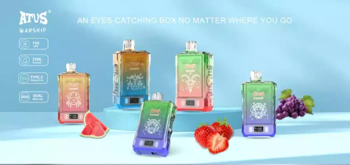 ATVS Warship 18000 Puffs Enjoy 14ml Capacity and 18000 Puffs of Flavor