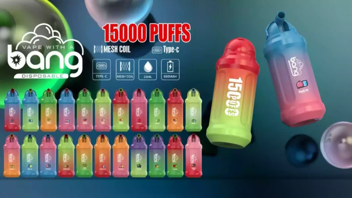 BANG 15000 Puffs Discover the Best Wholesale Disposable Vape with Extended Usage