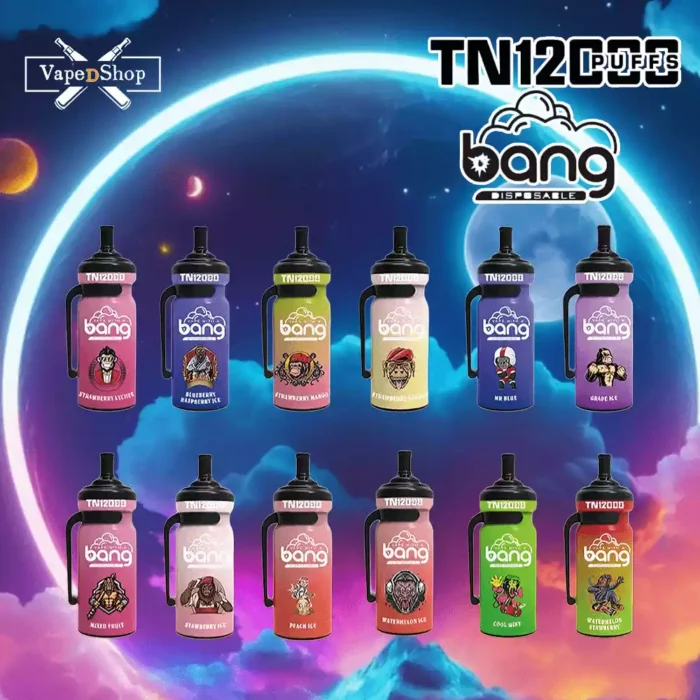 BANG TN 12000 Puffs 12000 Puffs and 20ml E Liquid for Ultimate Vaping Experience