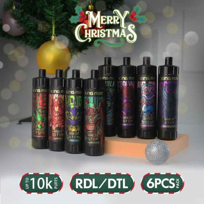 BREZE STIIK King Max 10000 Puffs High Capacity 20ml E Liquid for Extended Use