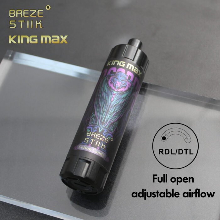 BREZE STIIK King Max 10000 Puffs High Capacity 20ml E Liquid for Extended Use
