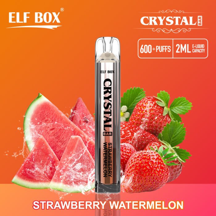 ELF BOX CRYSTAL BAR 600 Puffs 2ml E Liquid Capacity for a Smooth Vaping Experience