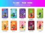ELF BOX RGB 14000 Puffs 25ml E liquid Multiple Nicotine Options and 14000 Puffs for Ultimate Satisfaction