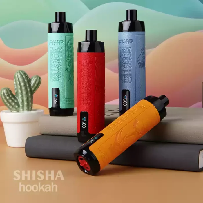 FIHP Shisha Hookah 12000 Puffs 22ml E liquid 6mg Nicotine for Extended Use