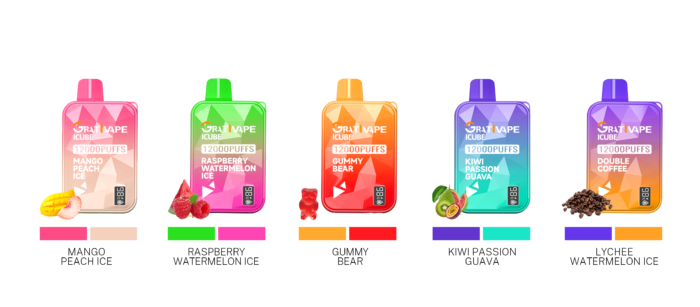 Grativape iCube 12000 Puffs Ultimate Disposable Vape for Wholesale with 12000 Puffs and Fast Charging
