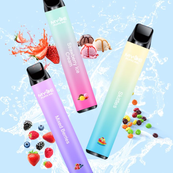 MYDE PUFFS XXL 1600 Puffs High Quality Disposable Vape with 6.5ml Capacity and 2% Nicotine