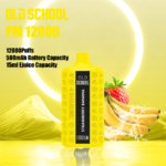 OLD SCHOOL DM 12000 Puffs High Quality Vaping with 480mAh Integrated Battery and Quick Charging