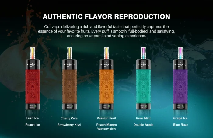 OLIT HOOKALIT X 20000 Puffs Enjoy 22ml of E Liquid Capacity for Long Lasting Flavors