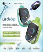 OLIT LIT DROP 25000 Puffs A Game Changing Disposable Vape with 25ml E Liquid Capacity
