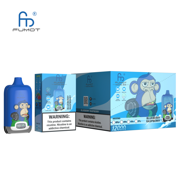 RandM Fumot Digital Box 12000 Puffs 12000 Puffs 49 Flavors and Multiple Nicotine Strengths to Choose From