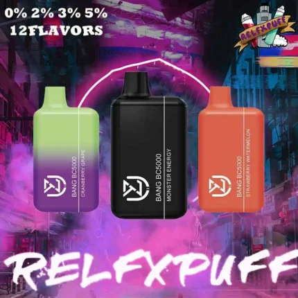 UZY Bang BC 5000 Puffs Long Lasting Vaping with a 13ml E-Liquid Capacity