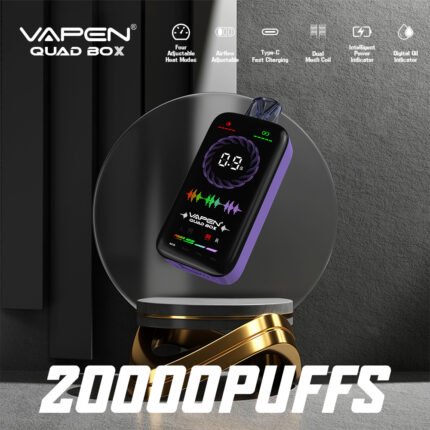 VAPEN QUAD BOX 20000 Puffs Disposable Vape Featuring 28ml E liquid & Type C Charging