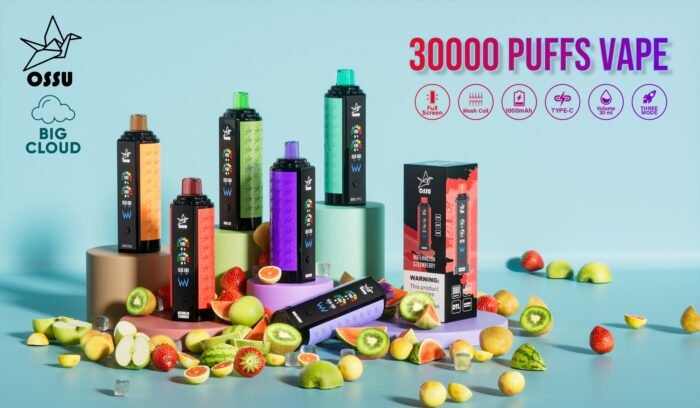 VASY OSSU 30000 Puffs Long Lasting 30ml eJuice with Customizable Nicotine Strength