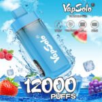 Vapsolo Tornado Pro 12000 Puffs 22ml E Liquid Kapacita baterie 650mAh