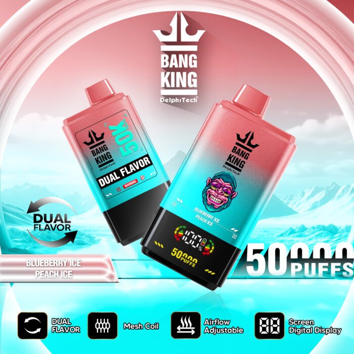 BANG KING 50000 PUFFS BK50 Ultimate Long-Lasting Disposable Vape with 50mL E-Liquid Dual-Flavor System for an Enhanced Vaping Experience (5)