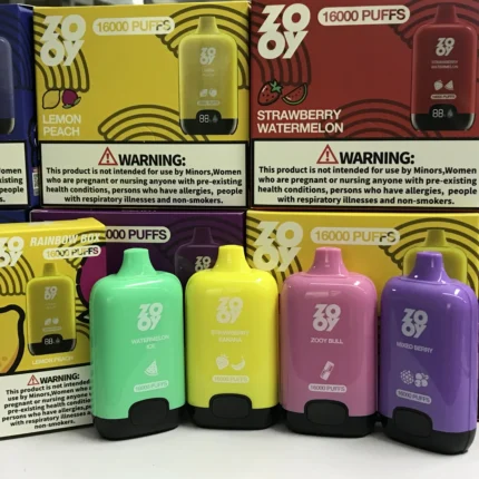 ZOOY RAINBOW 16000 Puffs A Compact and Efficient Vape with 650mAh Rechargeable Battery