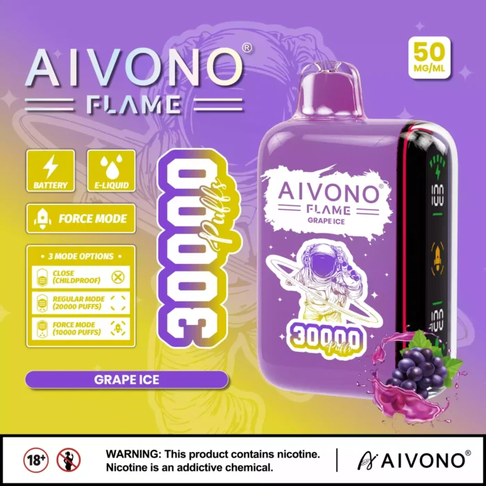 Aivono Aim Flame 30000 Puffs Blokada przed dziećmi Jednorazowy Vape