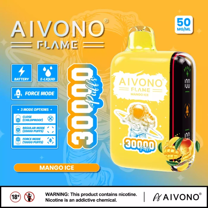 Aivono Aim Flame 30000 Puffs Blokada przed dziećmi Jednorazowy Vape