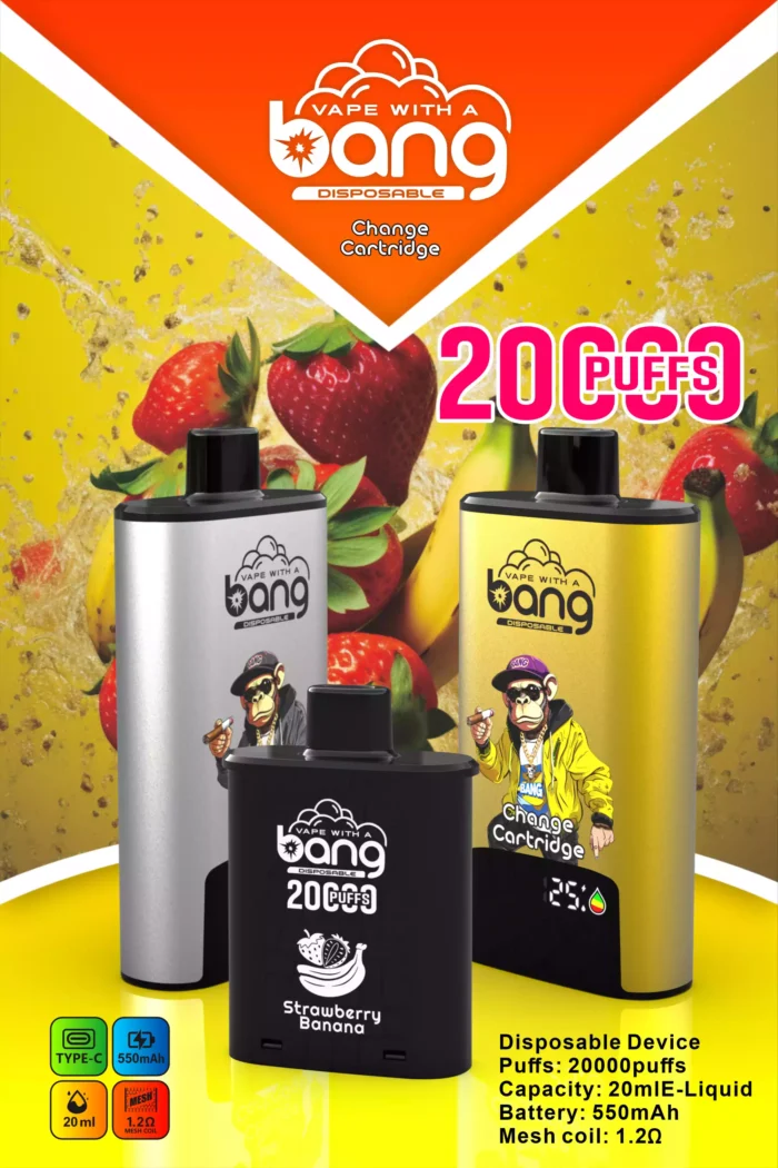 BANG20000 DSK046 B20HD Type C Vloeistofvrije Vape