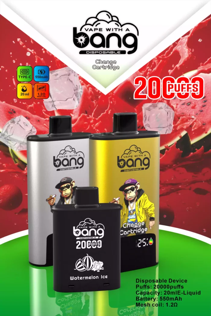 BANG20000 DSK046 B20HD Type C Vloeistofvrije Vape