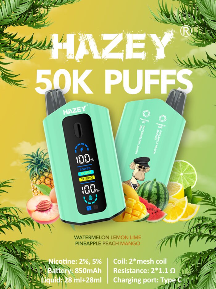 Hazey-D200 35K 50K Puffs Puffs Vape
