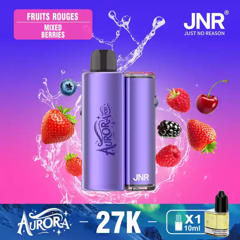 JNR Aurora PUFF 27000 PUFF –Flavorful Vaping