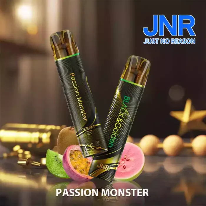 JNR BLACK & Golden 600 PUFF Disposable Vape