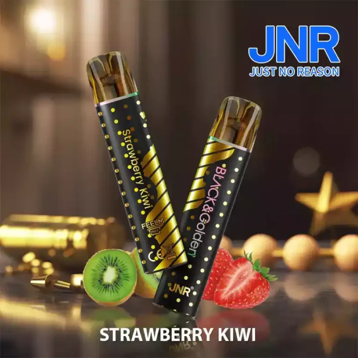 JNR BLACK & Golden 600 PUFF Disposable Vape