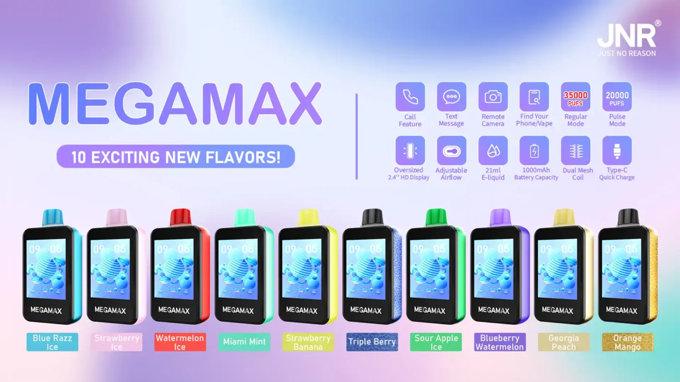 JNR MEGA MAX 35000 PUFF – Power Meets Innovation Disposable Vape
