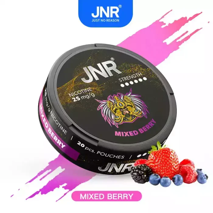 JNR Nicotine Pouches 25mg – Powerful & Refreshing