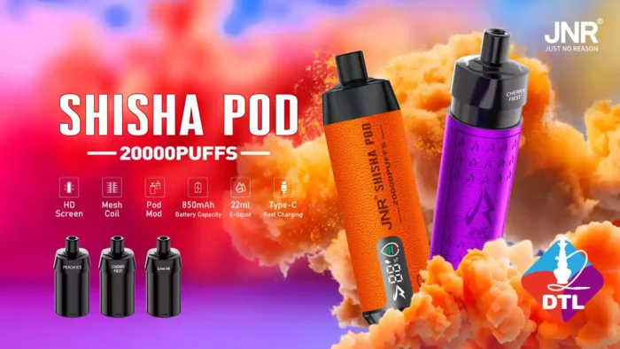JNR Shisha Pod 20000 PUFF - Echter Shisha-Geschmack