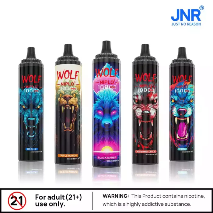 JNR Wolf 10000 Puff Rechargeable Disposable Vape