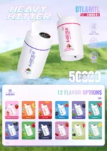 Mesii Shisha Heavy Hitter 50K Puffs LED Display Disposable Vape