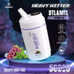 Mesii Shisha Heavy Hitter 50K Puffs LED Display Disposable Vape