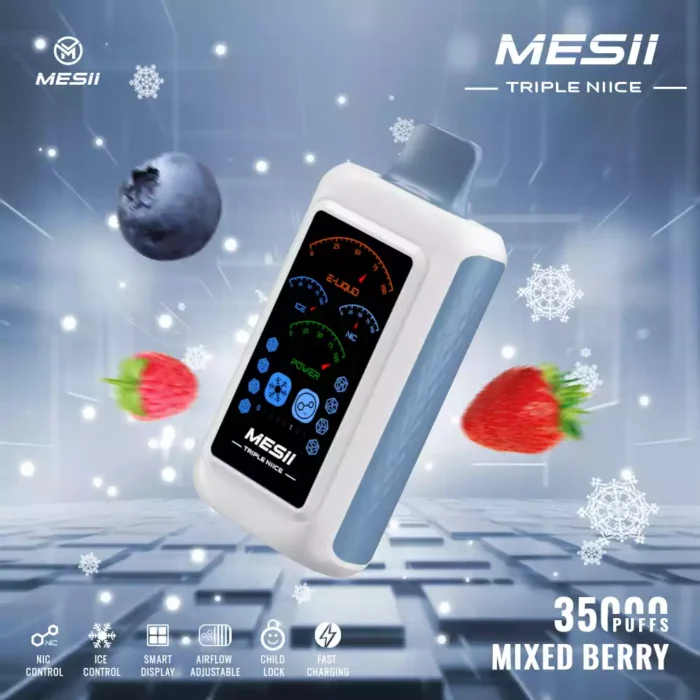 Mesii Triple NIICE 35K - Vaporizzazione personalizzabile con ghiaccio e nicotina