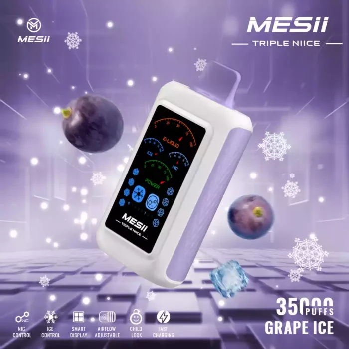 Mesii Triple NIICE 35K - Vaporizzazione personalizzabile con ghiaccio e nicotina