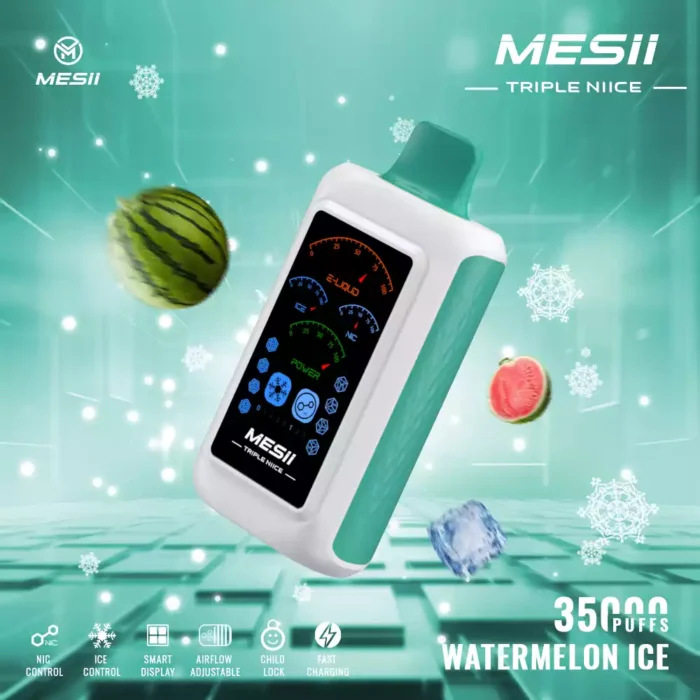 Mesii Triple NIICE 35K - Vaporizzazione personalizzabile con ghiaccio e nicotina