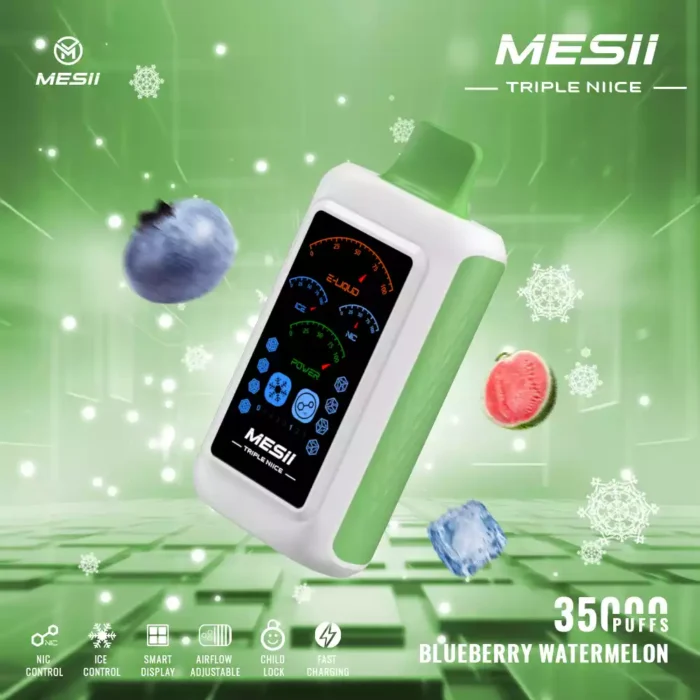 Mesii Triple NIICE 35K - Vaporizzazione personalizzabile con ghiaccio e nicotina