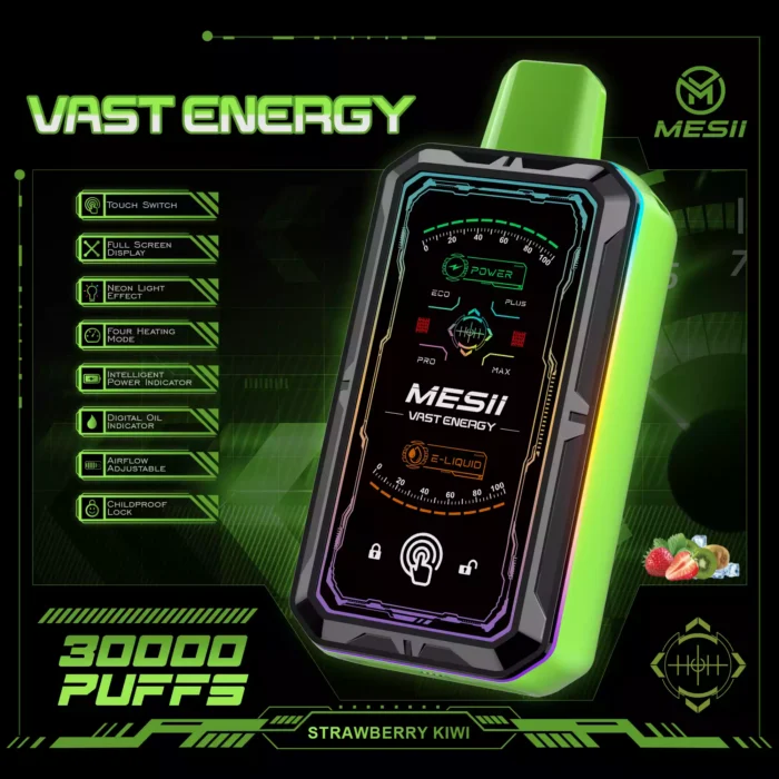 Mesii Vast Energy 30000 Puffs LED Display Vape Electronic 