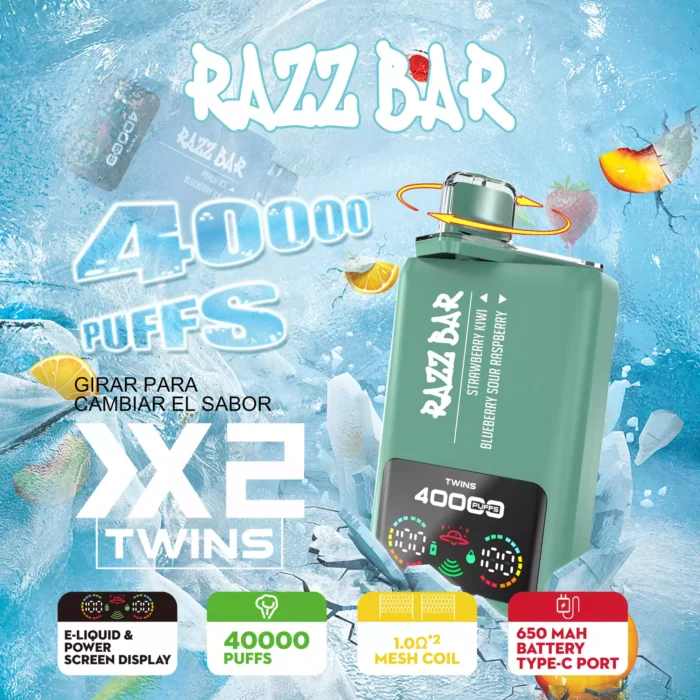 Razz Bar 40000puffs – Rechargeable Vape