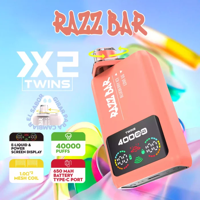 Razz Bar 40000puffs – Rechargeable Vape
