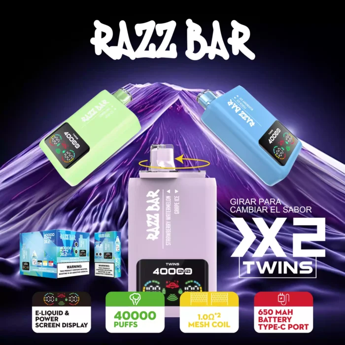 Razz Bar 40000puffs – Rechargeable Vape