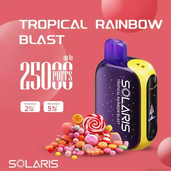 Solaris 25K Puffs Typ-C Laden, Einweg Vape