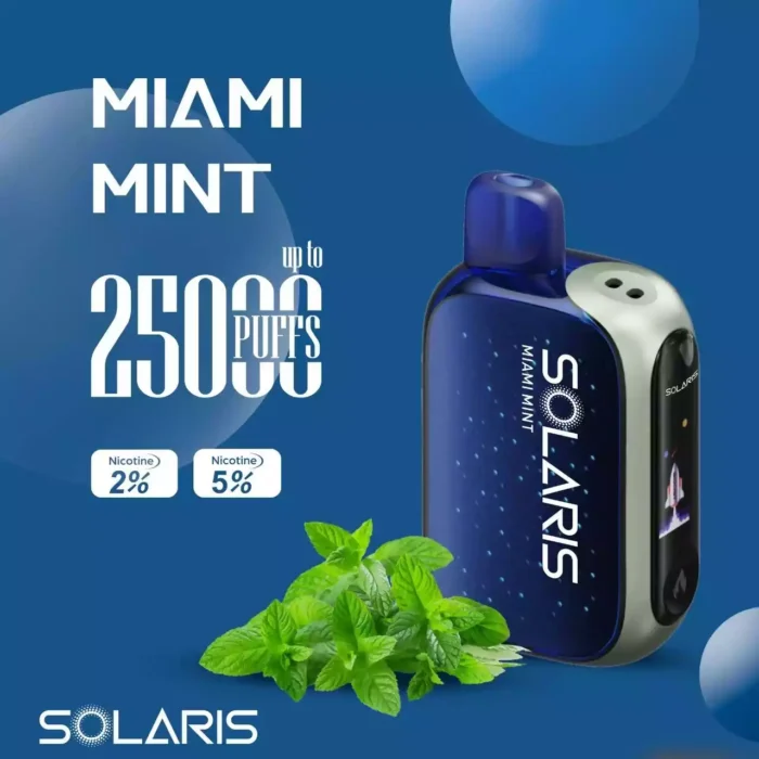 Solaris 25K Puffs Typ-C Laden, Einweg Vape