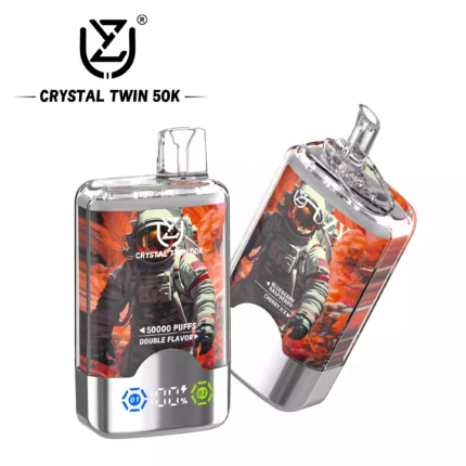 UZY Crystal Twin 50000 50K Puffs Dual Flavor Vape