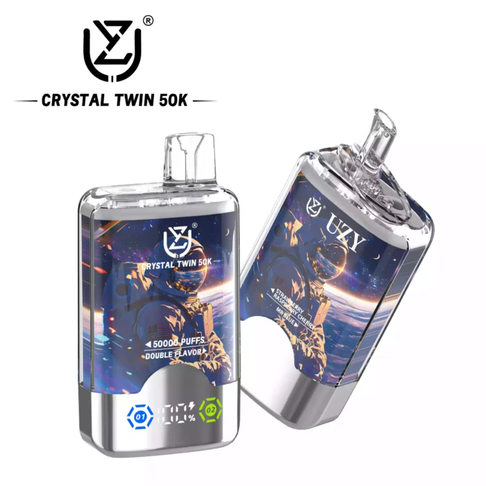 UZY Crystal Twin 50000 50K Puffs Dual Flavor Vape